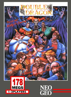 Double Dragon (Neo-Geo) box cover front